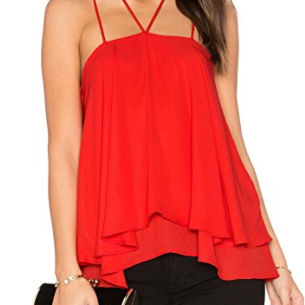 Ally-Magic Red Layered Cami - Size Medium - New With Tags!